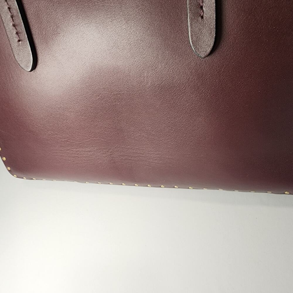 CL838 Coach 1941 Bordeaux Cooper Carryall in Colorblock with Border Rivets - Picture 12 of 12